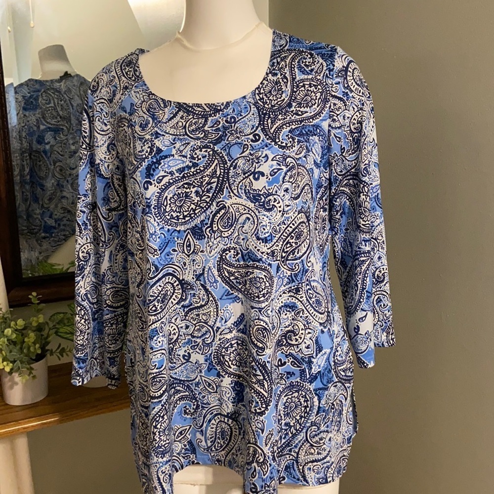Slinky Brand 3/4 sleeve top